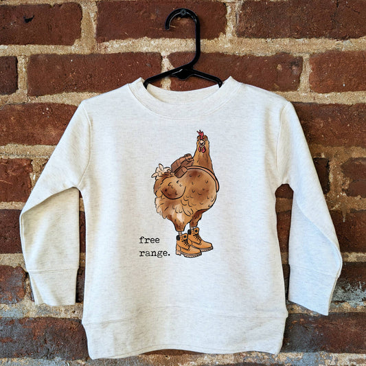 "Free Range" Chicken Hiking Long Sleeve for Little Explorer