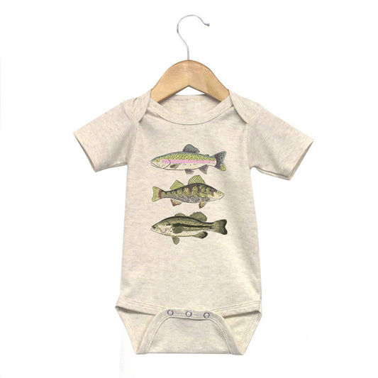 Three Fish Summer Onesie