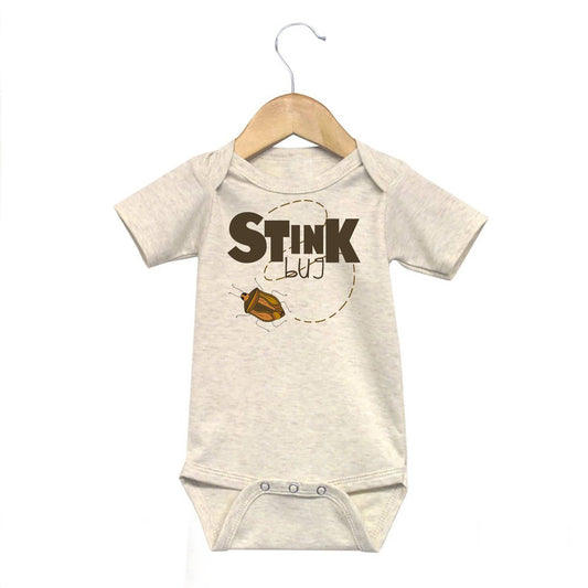 "Stink bug" baby body suit